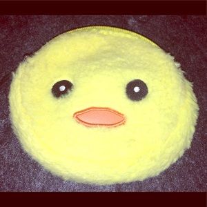Yellow Duckling Zippered Clutch Purse